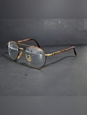 Vintage NOS POLICE By Eastern States Mod.2220 Col.423 Tortoise Men Made In Italy